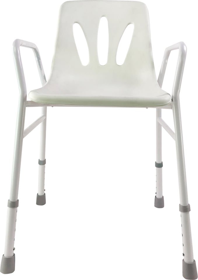 image 1 of Height Adjustable Shower Chair