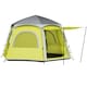 image 6 of Outsunny Instant Camping Tent, 4 Person Easy Setup Dome Tent Grey | Light Grey