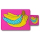 image 1 of Pop art banana (Placemat & Coaster Set)