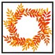 image 1 of Orange & red autumn leaves (Picture Frame) Black | XS