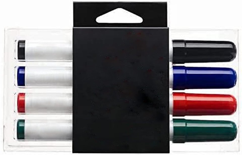 KAV Tabletop Self Stick Flipchart Paper Pad with Dry Erase Pens, 58.5x50cm Plain 20 Sheets with Non-Toxic Markers for White Boards