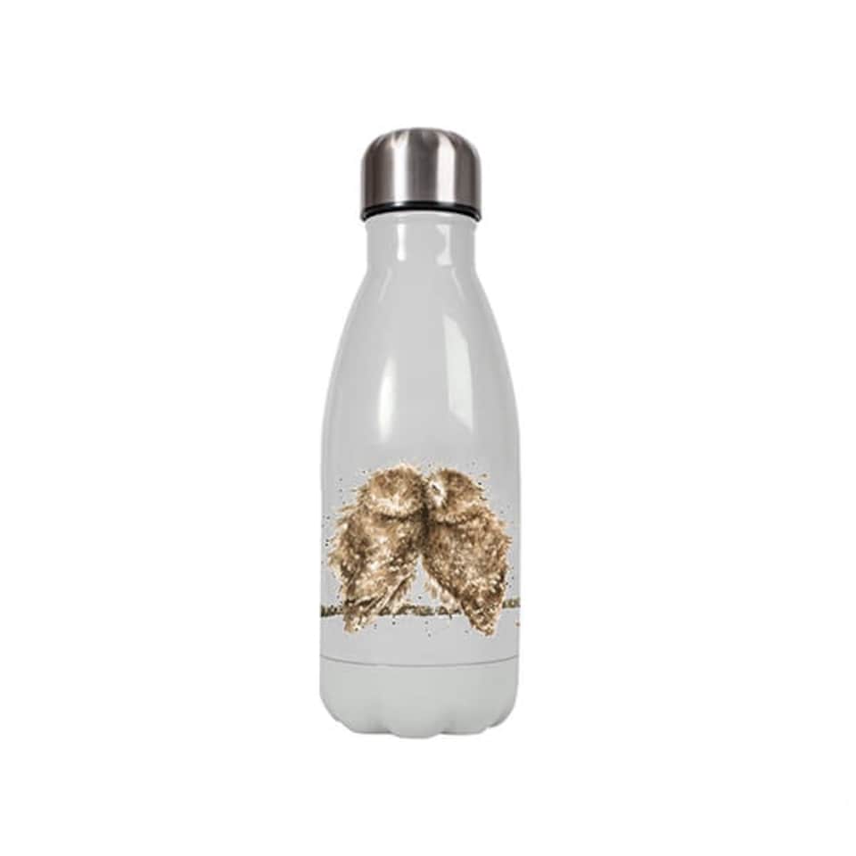 image 1 of Wrendale Designs 'Birds Of A Feather' Owl 260ml Water Bottle