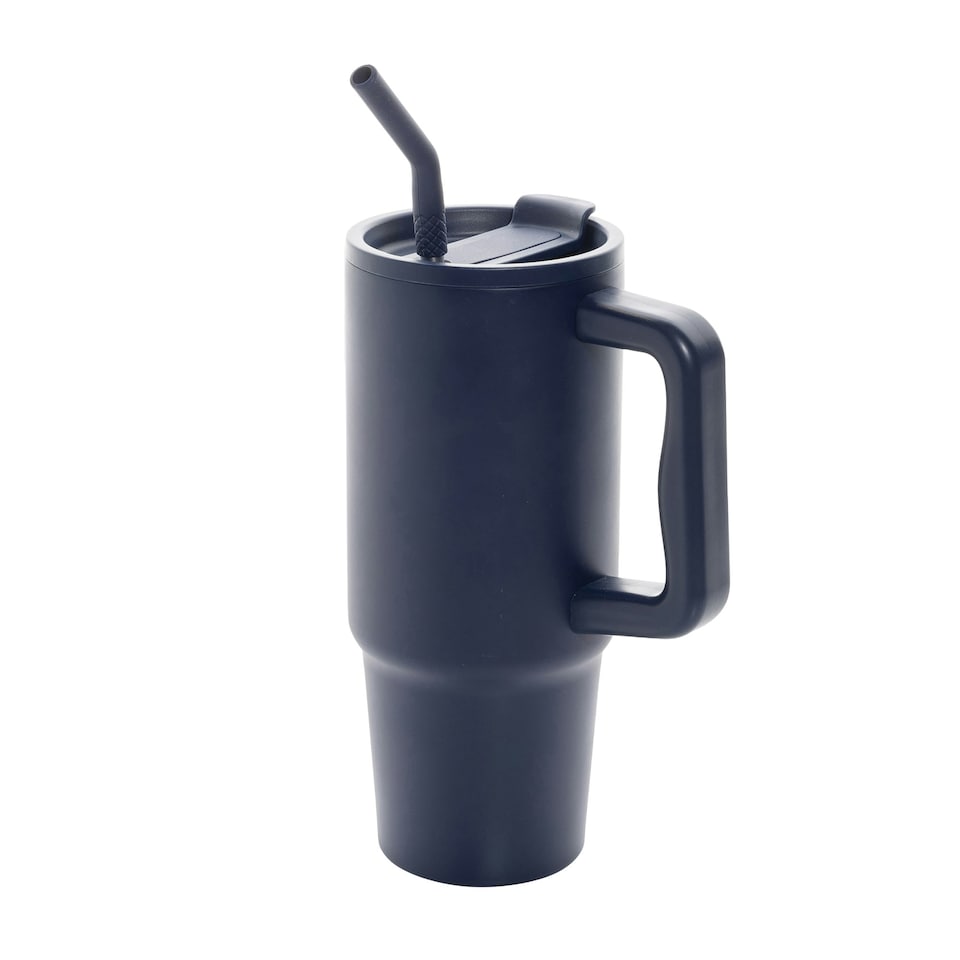 image 1 of XD Collection Embrace Deluxe Recycled Stainless Steel 900ml Tumbler - Navy - One Size