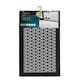 image 1 of JVL Allure Machine Washable Entrance Doormat, 50x75cm - Black