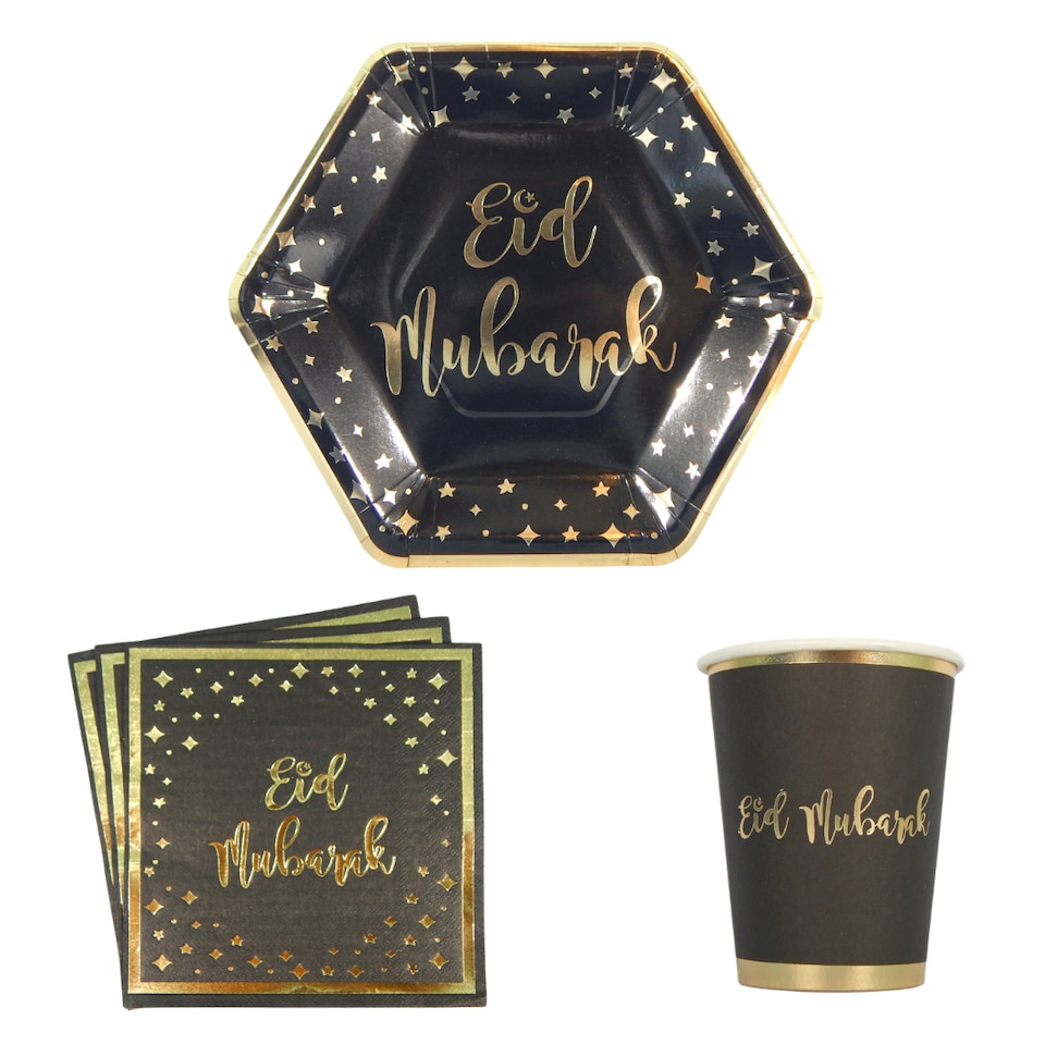 Eid Party Pack - Black & Gold