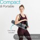 image 5 of Rubber Alignment Yoga Mat (4mm Thick) - Grey