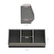 image 5 of Living and Home Open Style Toy Storage Organizer - 80*30*40cm - Grey