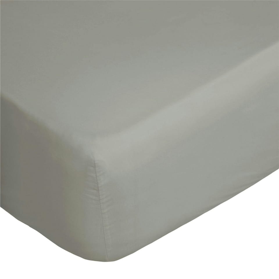 image 1 of Belledorm 400 Thread Count Egyptian Cotton Fitted Sheet - Platinum - Superking