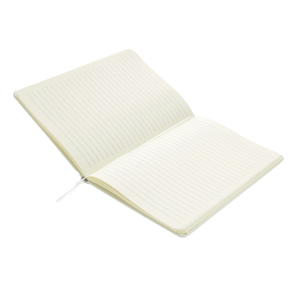 image 1 of XD Collection Classic Hard Cover A5 Notebook - White - One Size
