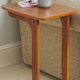 image 3 of Greenhurst C-Shaped Side Table with Oak Veneer Finish – Compact & Stylish Brown | Oak