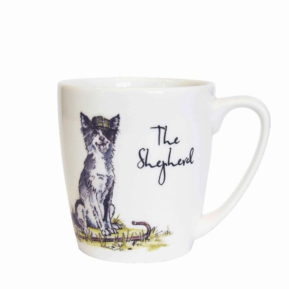 Churchill China Country Pursuits China Mug Dog The Shepherd 300ml White