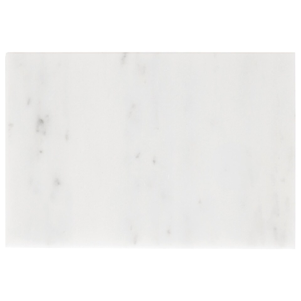 image 1 of Argon Tableware Rectangle Marble Chopping Board - 30cm x 20cm - White | White | White