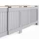 image 6 of Longslow Adjustable Radiator Cover | Grey | Grey