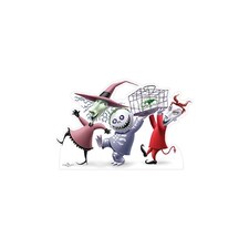 Lock, Shock And Barrel The Nightmare Before Christmas Disney Lifesize Cardboard Cutout 90cm