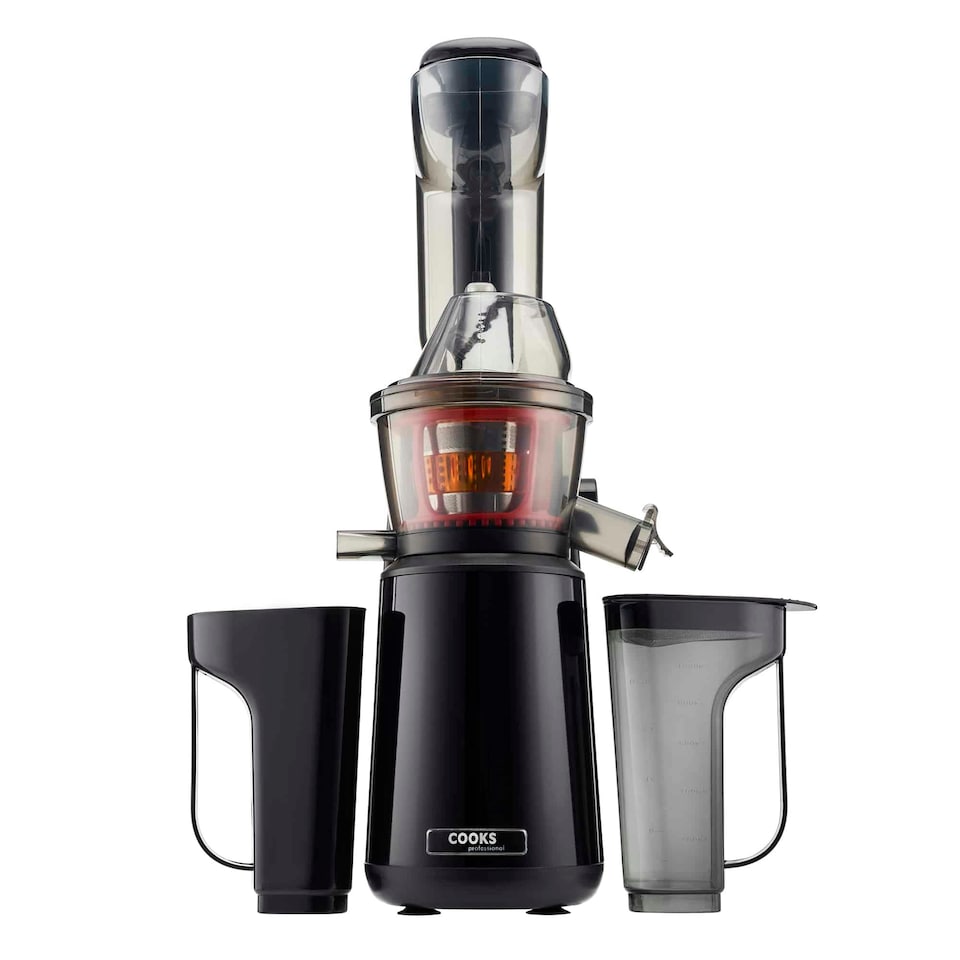 image 1 of Cooks Professional Slow Masticating Juicer | 400W | Large Chute | Low Noise & Easy Clean | Black