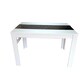 image 1 of Dining Table Wood Kitchen Place for 4 Seats, Dining Table Only (White and Black H 75 x L 117 x W 77 cm) Black