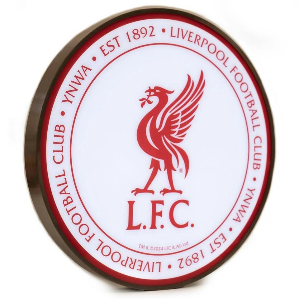 image 1 of Liverpool FC LED Wall Light - Red/White - One Size | Multi | Red | One Size