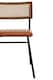 image 5 of Interiors by Premier Tan Leather Dining Chair, Sturdy Dining Room Chair, Leather Effect Accent Chair | Brown