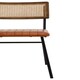 image 5 of Interiors by Premier Tan Leather Dining Chair, Sturdy Dining Room Chair, Leather Effect Accent Chair Brown