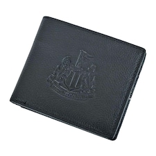 Newcastle United FC Premium Leather Wallet | Black | Black | 1