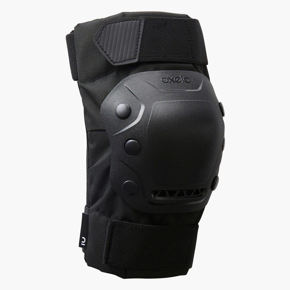 image 1 of Decathlon Adult 2 x 3-Piece Inline Skate Protection Set Fit500 - Black, Size L