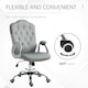image 5 of Vinsetto Home Office Chair with Adjustable Height Tilt Function Grey | Grey | One Size