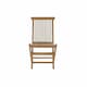 image 3 of Table set with chairs DKD Home Decor 90 cm 120 x 120 x 75 cm Brown