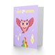 image 2 of Kawaii Cute Flying Pink Owl Age 3 Years Old Child Kids 3rd Birthday Card