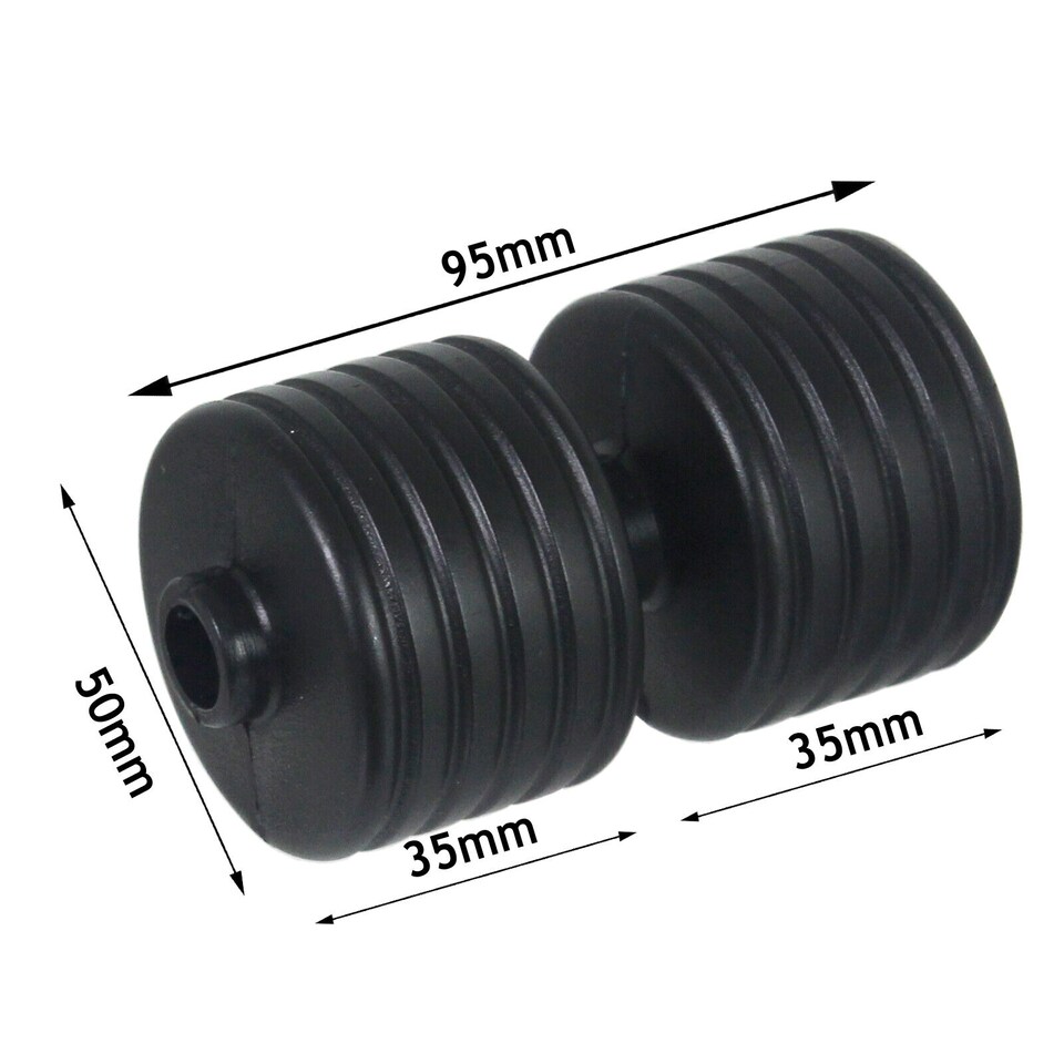 image 1 of SPARES2GO Double Front Roller compatible with Qualcast Suffolk Punch 30 30SK 30S 35S 43S 43SL Lawnmower