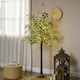 image 2 of HOMCOM 6ft Olive Tree Light with 300 Warm White LED Lights, Artificial Tree for Indoor, Party, Wedding, Christmas, Home Decoration, Green
