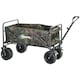 image 6 of Outsunny Foldable Garden Cart, Outdoor Utility Wagon with Carry Bag, Camouflage