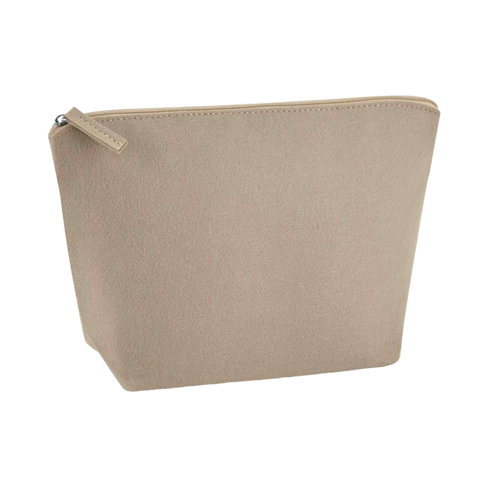 image 1 of Bagbase Felt Accessory Bag - Sand - 19cm x 18cm x 9cm Brown
