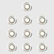 image 3 of ValueLights 10 Pack IP67 Rated 40mm Warm White LED Round Decking Kitchen Plinth Lights Kit