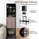 image 5 of COSTWAY Storage Cabinet w/Adjustable Shelf Black Black