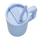 image 2 of XD Collection Cube Recycled Stainless Steel 800ml Travel Mug - Light Blue - One Size Blue