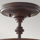 image 2 of Pickering Lane 3 Light Semi Flush Ceiling Light Antique Bronze, E14