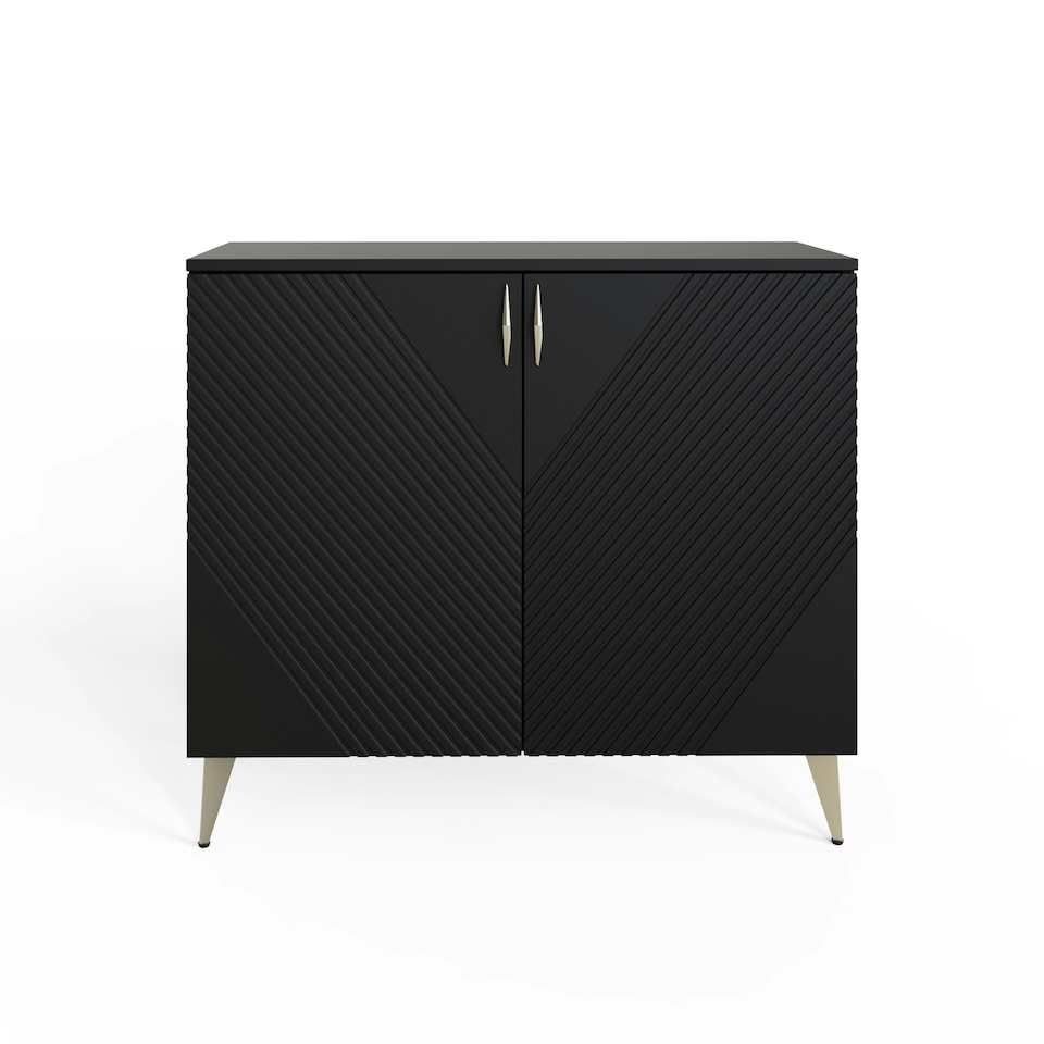 image 1 of Frank Olsen Ava Tall Sideboard Black | Black