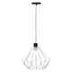 image 4 of Interiors by Premier Wyra Chrome Gold Frame Pendant light