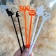 image 5 of Halloween Characters Acrylic Drink Stirrers - Pack of 6