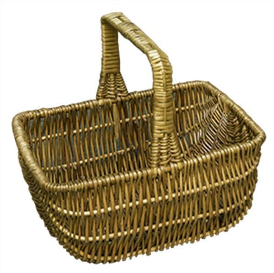 image 1 of Large Southport Wicker Shopping Basket | Brown | Brown
