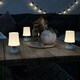 image 1 of ValueLights Set of 3 Colmar Grey Touch Table Lamp White Shade