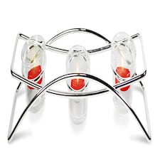 Silverplated Triple Tealight Holder 33cm