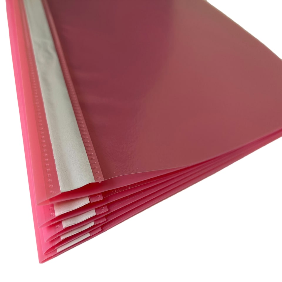 image 1 of Pack of 12 Pink A4 Project Folders by Janrax