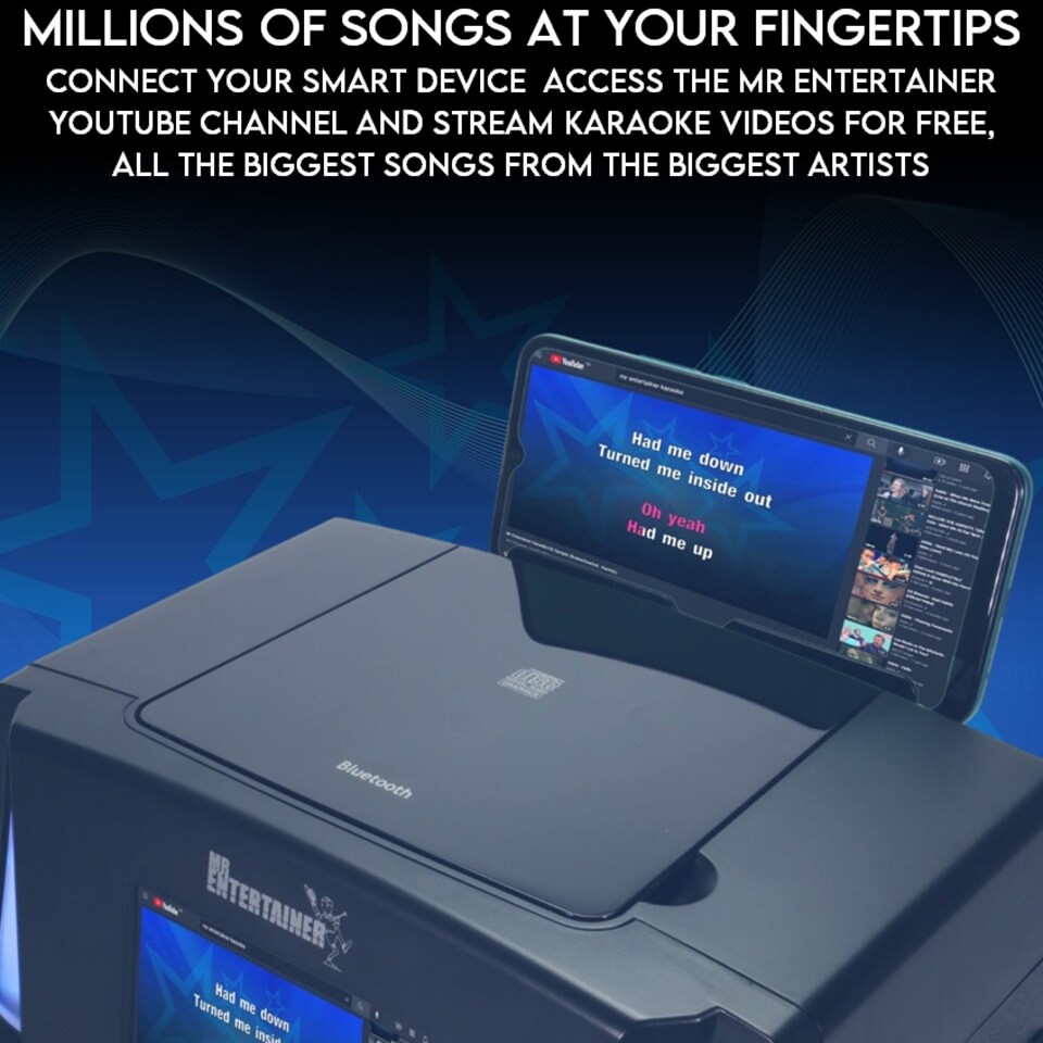 image 1 of Mr Entertainer Groovebox CD+G Karaoke Machine