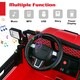 image 3 of COSTWAY 12V Battery Powered Kids Ride On Truck Red