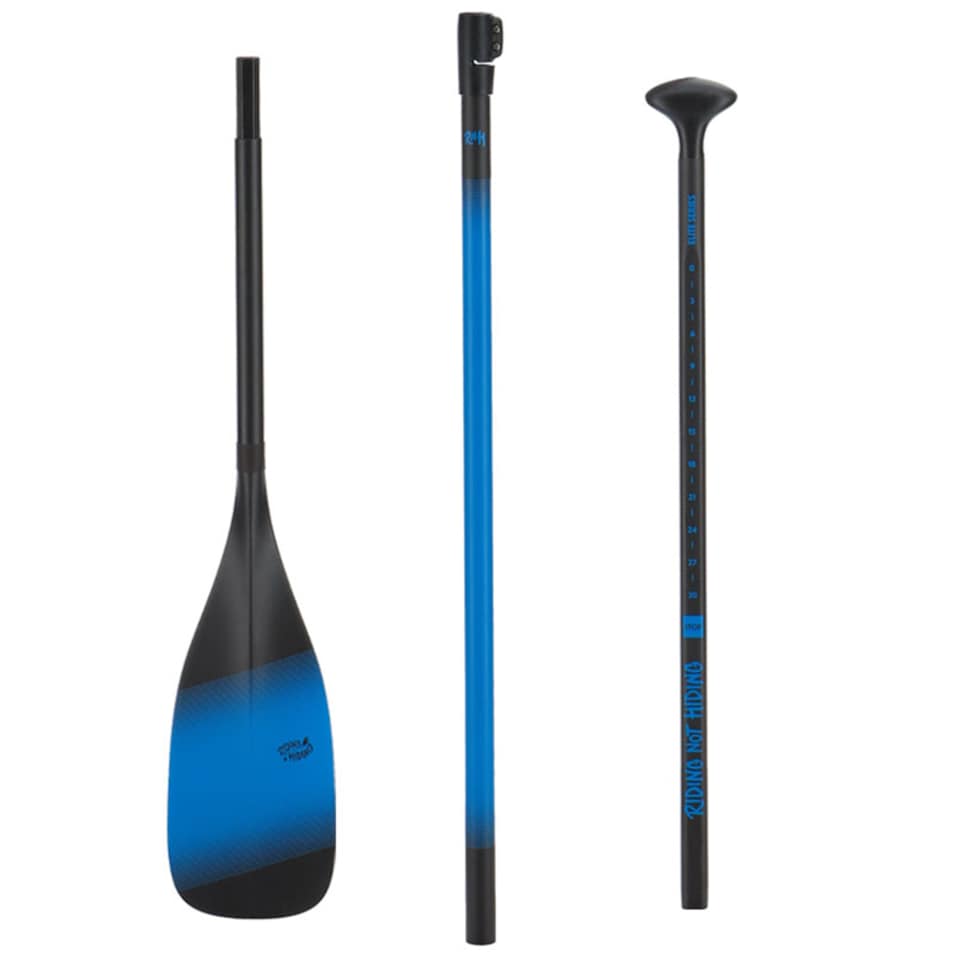 image 1 of Riding not Hiding Elite Series Carbon Paddle Blue 3pc | Blue | Blue | 3pc | 3
