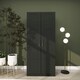 image 2 of HOMCOM Wardrobe for Bedroom, Double Wardrobe with Hanging Rail, Black