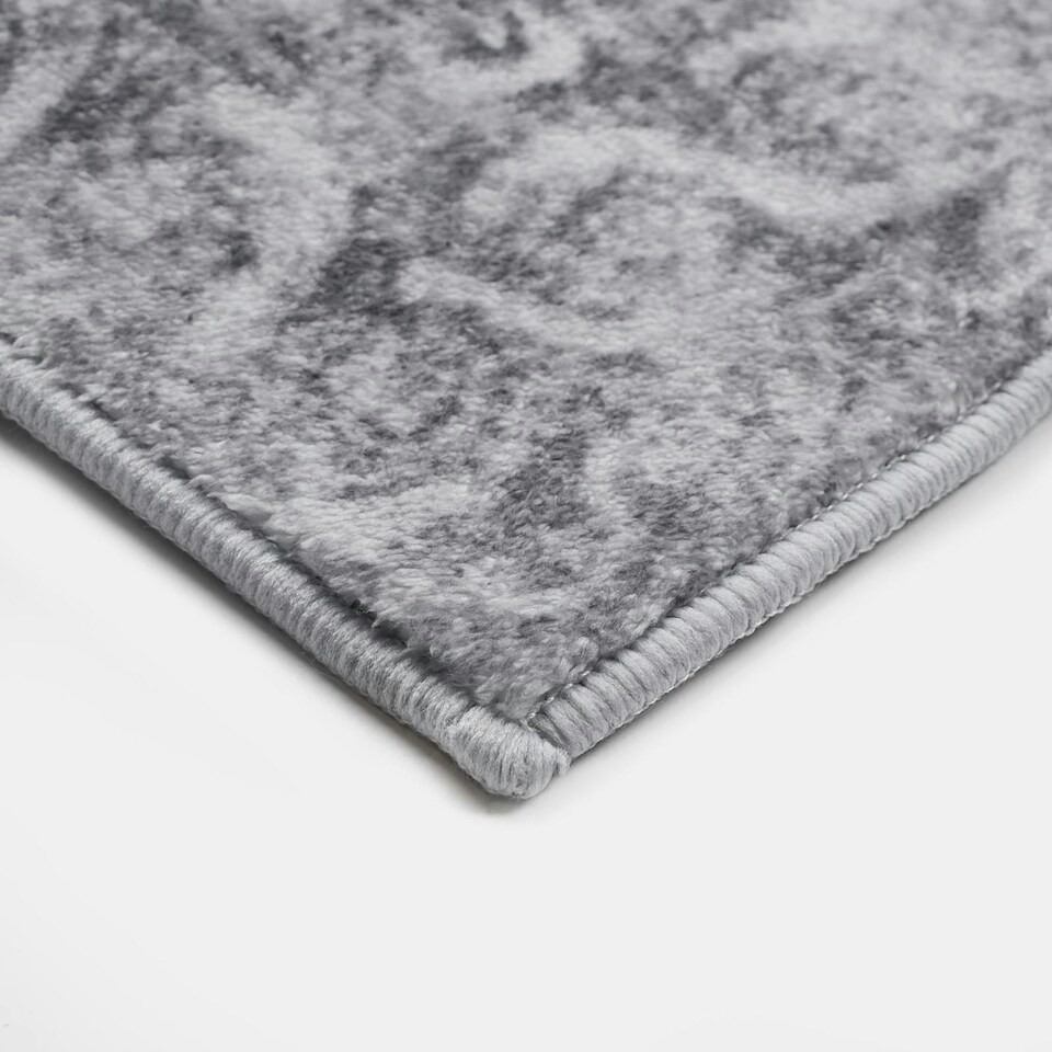 image 1 of OHS Flat Vintage Washed Carpet Floor Rug, 120x170cm - Grey