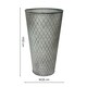 image 5 of Outdoor Chatsworth Zinc Vase Grey