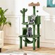 image 2 of Yaheetech Cactus-Designed Cat Tree  with Natural Sisal Green/Brown